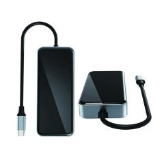 AirSky Type-C to HDMI USB 3.0 RJ45 USB-C 60W TF ve SD Dönüştürücü HUB - AL3575
