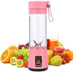 Microcase USB Şarj Edilebilir Paslanmaz Çelik Keskin Bıçaklı Mini Blender Smoothie Mixer AL3963