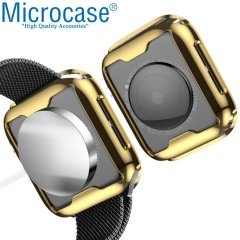 Microcase Apple Watch SE 44 mm Shine Serisi Kılıf - Gold