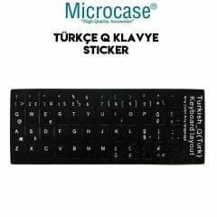 Microcase Apple iPad Air 13 2024  Tablet  için Bluetooth Klavye+Mouse+TR Sticker AL2691