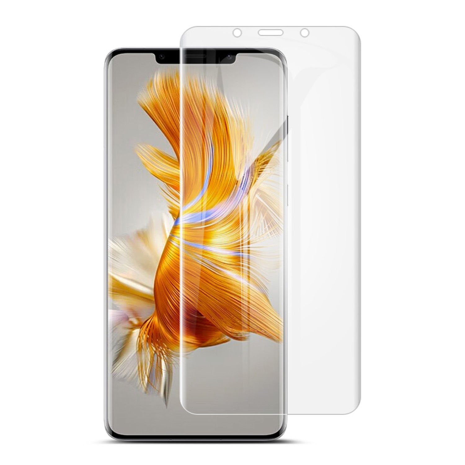 Microcase Huawei Mate 50 Pro Full Ön Kaplama Koruma Filmi - AL3280