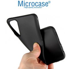 Microcase Xiaomi Poco F3 Elektrocase Serisi Kamera Korumalı Silikon Kılıf - Siyah
