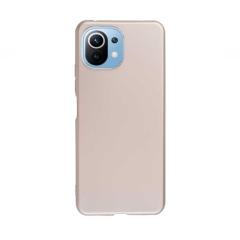 Microcase Xiaomi Mi 11 Youth Premium Matte Silikon Kılıf - Gold