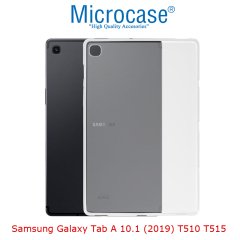 Samsung Tab A 10 2019 T510 T515 Silikon Kılıf Şeffaf+EKRAN KORUMA