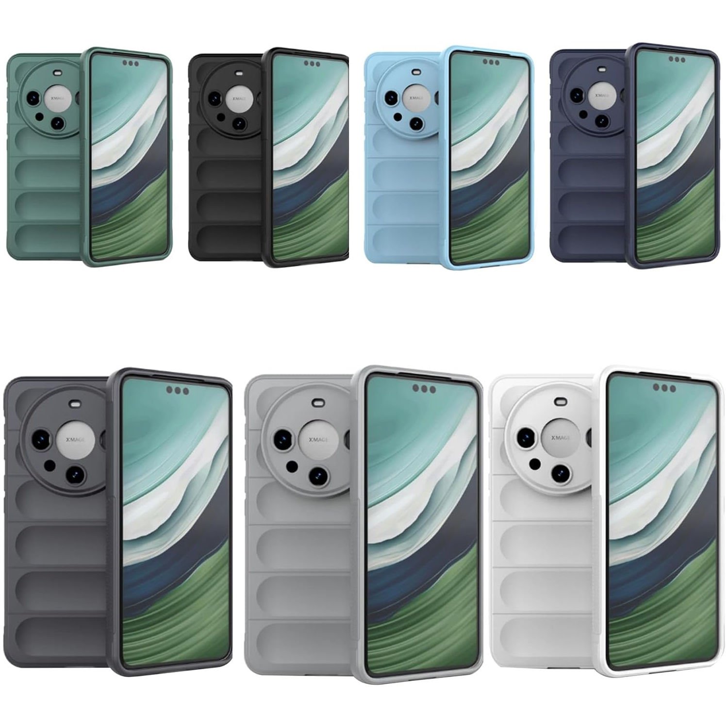 Microcase Huawei Mate 60 Pro Plus Miami Serisi Darbeye Dayanıklı Silikon Kılıf - AL3420