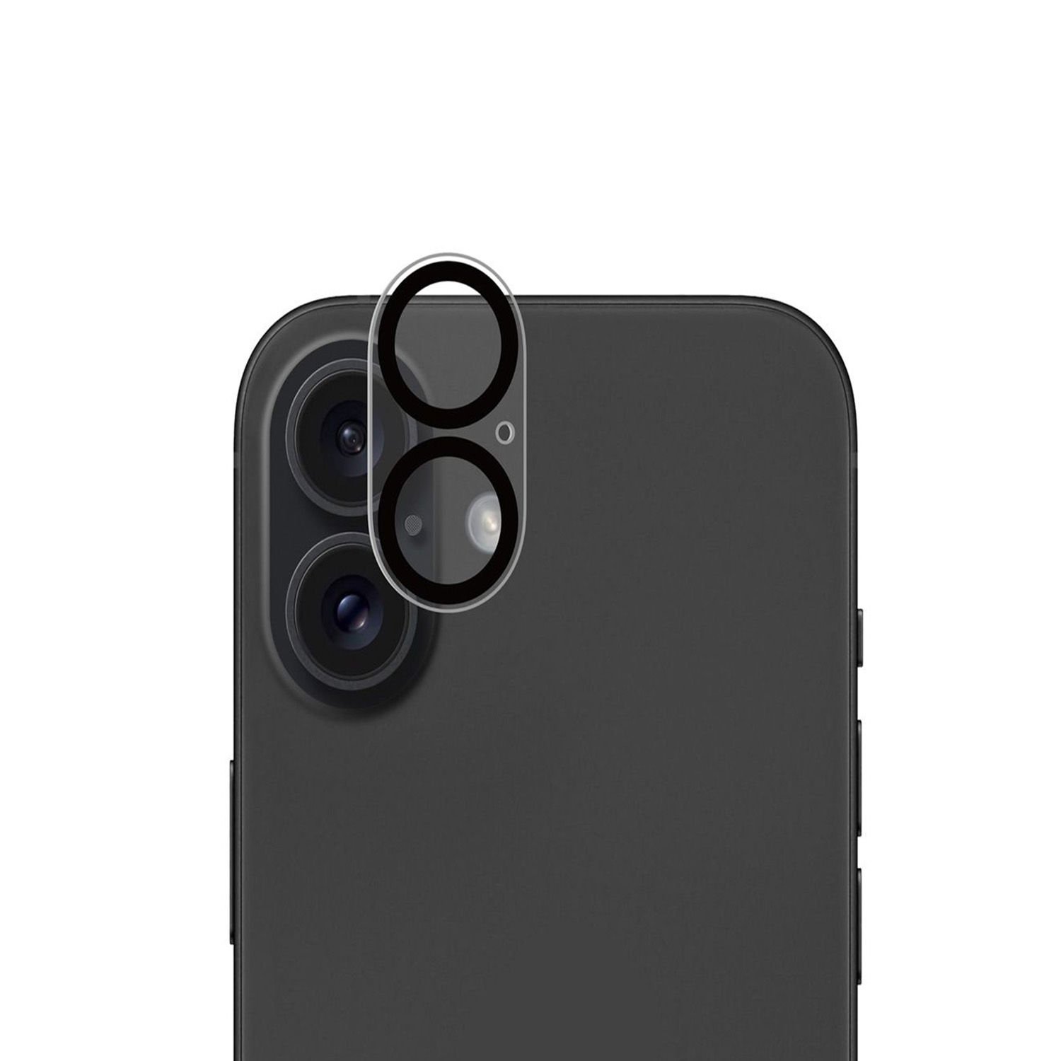 Microcase  Iphone 16 / 16 Plus 3D Kamera Camı Lens Koruyucu Glass Şeffaf Night DELUX Version-AL3403