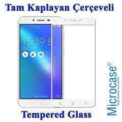 Zenfone 3 Max ZC553KL Tam Kaplayan Çerçeveli Tempered Koruma-BEYA