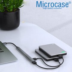 Microcase Type-C to 6xUSB 2.0 1xUSB 3.0 Port Çoğaltıcı Hub 7in1 OTG Adaptör - AL3576