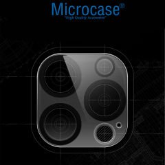 Microcase  Iphone 16 Pro  / 16 Pro Max  3D Kamera Camı Lens Koruyucu Glass Şeffaf Night DELUX Version-AL3403