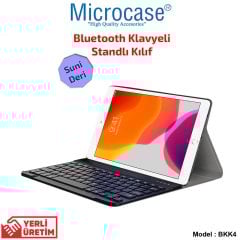 Microcase iPad 7.Nesil 10.2 inch 2019 Bluetooth Klavyeli Standlı Kılıf - BKK4