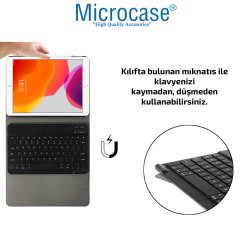 Microcase iPad 7.Nesil 10.2 inch 2019 Bluetooth Klavyeli Standlı Kılıf - BKK4