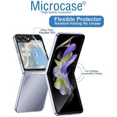 Microcase Samsung Galaxy Z Flip5 Hydrogel Esnek Ön Arka Koruma Filmi - AL3426