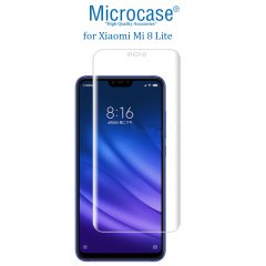 Microcase Xiaomi Mi 8 Lite Full Ön Kaplama TPU Soft Koruma Filmi