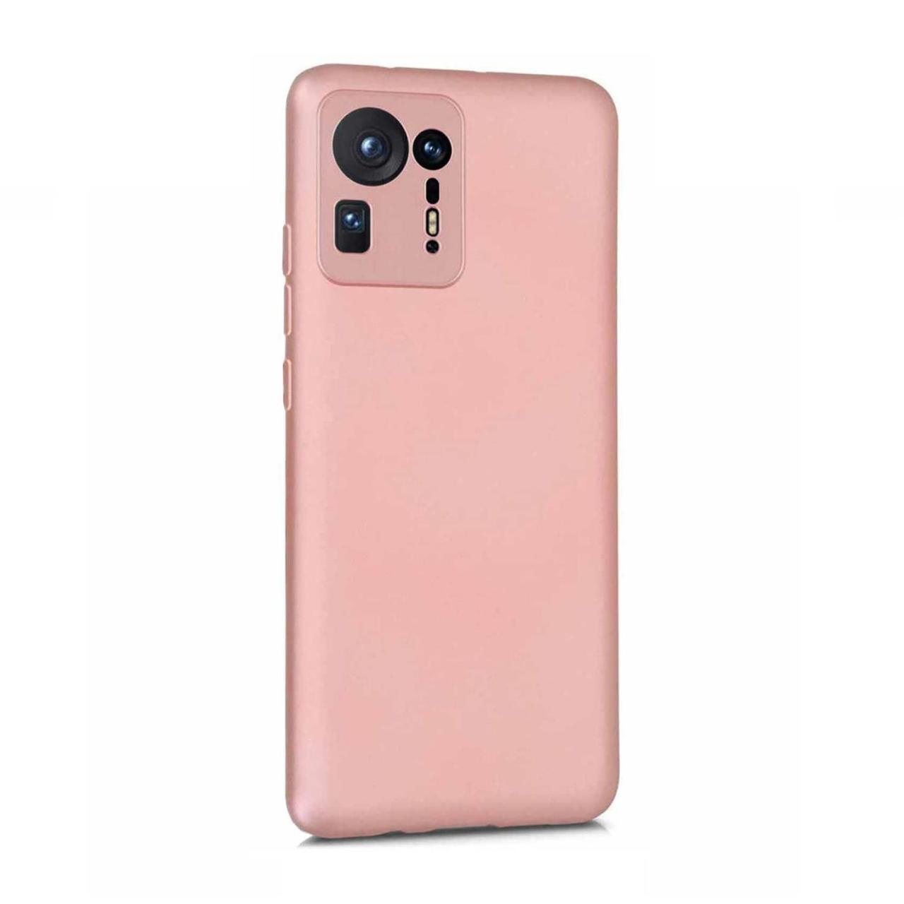 Microcase Xiaomi Mix4 Premium Matte Silikon Kılıf-RoseGold