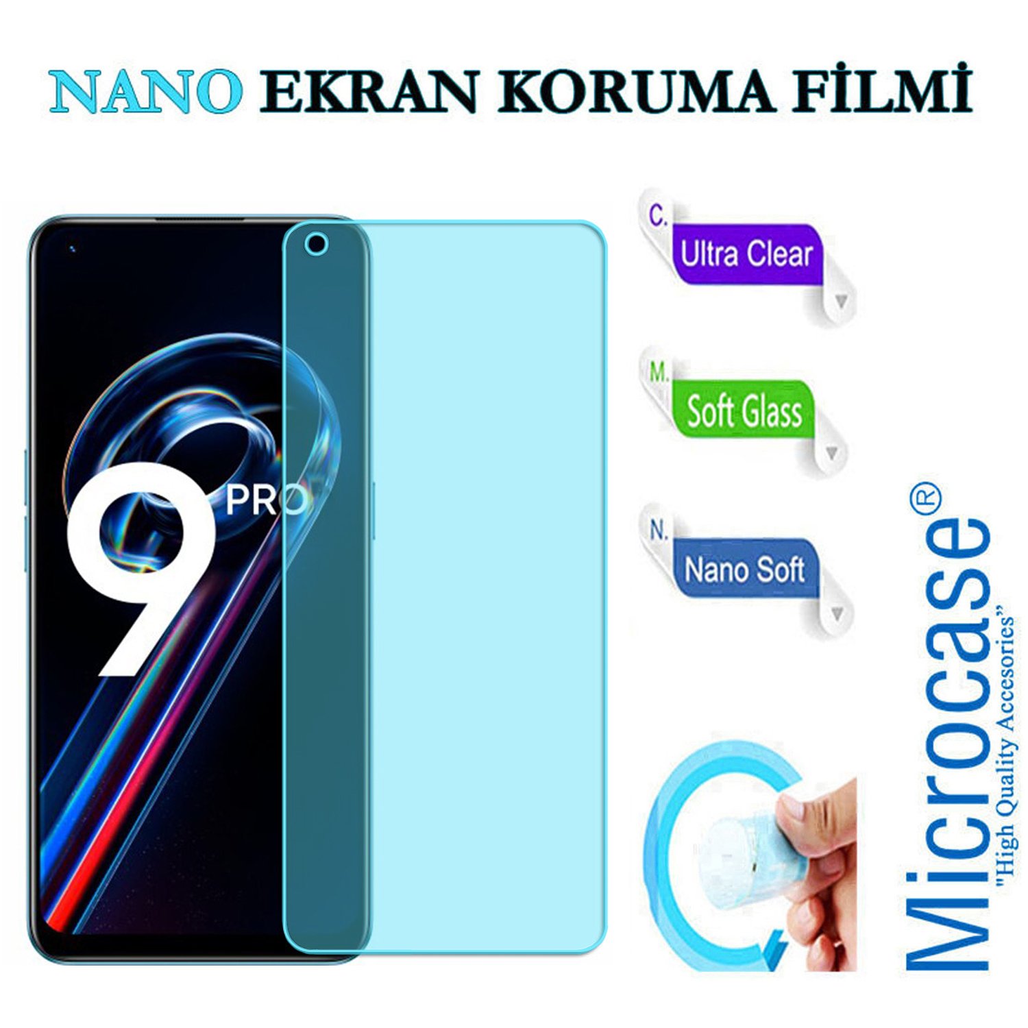 Microcase Realme 9 Pro Nano Esnek Ekran Koruma Filmi