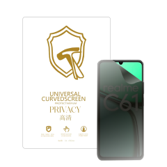 Microcase Realme C61 ile Uyumlu Privacy Gizlilik Filtreli Hayalet Nano Ekran Koruyucu-EKM110