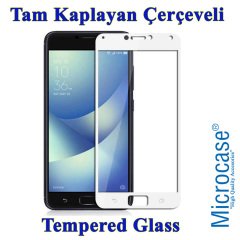 Zenfone 4 Max ZC554KL Tam Kaplayan Çerçeveli Tempered Koruma-BEYA