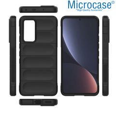 Microcase Xiaomi Mi 12 Lite Miami Serisi Darbeye Dayanıklı Silikon Kılıf - Koyu Gri