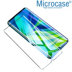 Microcase Xiaomi Mİ Note - Mi Note 10 Pro 10 3D Curved Tam Kaplayan Tempered Glass Cam Koruma - Siyah