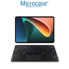 Microcase Tablet ve Telefonlar için Şarjlı Touchpadli Türkçe Bluetooth Klavye - AL2724 Siyah
