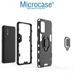 Microcase Oneplus Nord N20 5G Batman Yüzüklü Armor Kılıf - Siyah