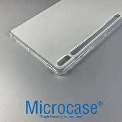 Microcase Samsung Galaxy Tab S8+ Plus SM-T800 12.4 inch Silikon Kılıf - Şeffaf