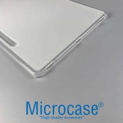 Microcase Samsung Galaxy Tab S8+ Plus SM-T800 12.4 inch Silikon Kılıf - Şeffaf