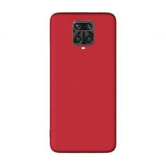 Microcase Xiaomi Redmi Note 9 Pro Matte Silikon Kılıf-Kırmızı