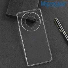 Microcase Huaweı Honor X9B 5G   / Huaweı Honor Magic 6 LITE    Slim Serisi Soft TPU Silikon Kılıf - Şeffaf AL3324