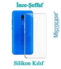 Microcase Xiaomi Redmi 8A Ultra İnce 0.2 mm Soft Silikon Kılıf - Şeffaf