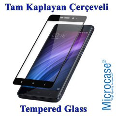 Redmi Note 3 Tam Kaplayan Çerçeveli Tempered Ekran Koruma-SİYAH