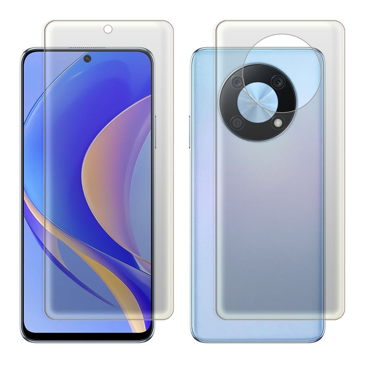 Microcase Huawei Nova Y90 Full Ön Arka Kaplama Koruma Filmi - AL3279