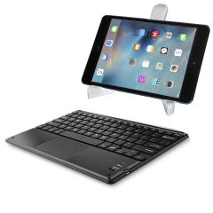 Microcase Apple iPad Pro 13 2024 Tablet için  Tablet Bluetooth Touchpad Klavye 28 cm (TR Sticker) + Tablet Standı - AL2756