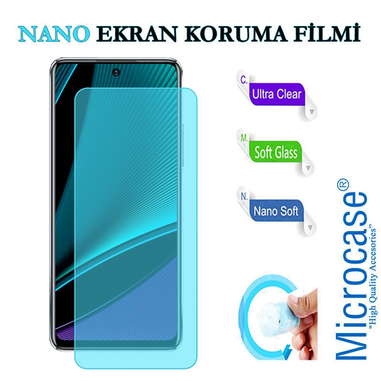 Microcase Infinix Note 11S Nano Esnek Ekran Koruma Filmi