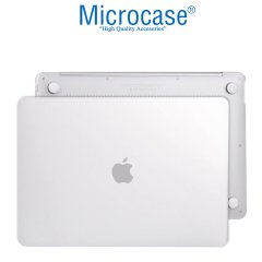 Microcase Macbook Pro 16 inch A2141 A2142 Shell Rubber Kapak Kılıf - Şeffaf