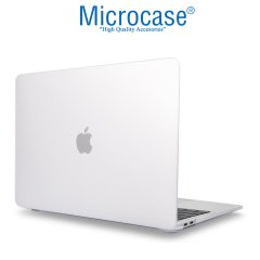 Microcase Macbook Pro 16 inch A2141 A2142 Shell Rubber Kapak Kılıf - Şeffaf