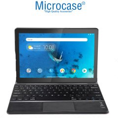 Microcase Lenovo Tab M10 TB-X505L X505F 10.1 inch Bluetooth Touchpad Klavye + Standlı Kılıf - BKK5