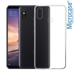 Microcase Xiaomi Mi Max 3 İnce 0.2 mm Soft Silikon Kılıf + CAM