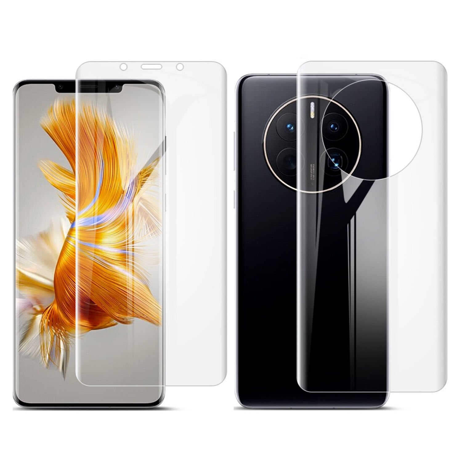 Microcase Huawei Mate 50 Pro Full Ön Arka Kaplama Koruma Filmi - AL3279