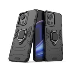 Microcase Oneplus Ace Batman Yüzüklü Armor Kılıf - Siyah