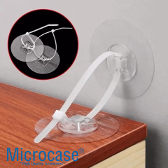 Microcase Yapışkanlı Eşya Sabitleyici Aparat Düşmeyi Önleyici Deprem Ve Çocuk Koruma - AL5184 4 ADET