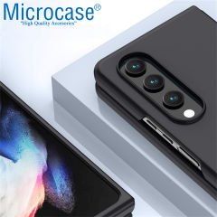 Microcase Samsung Galaxy Fold4 için Mat Yüzey Sert Plastik Kılıf - AL8848