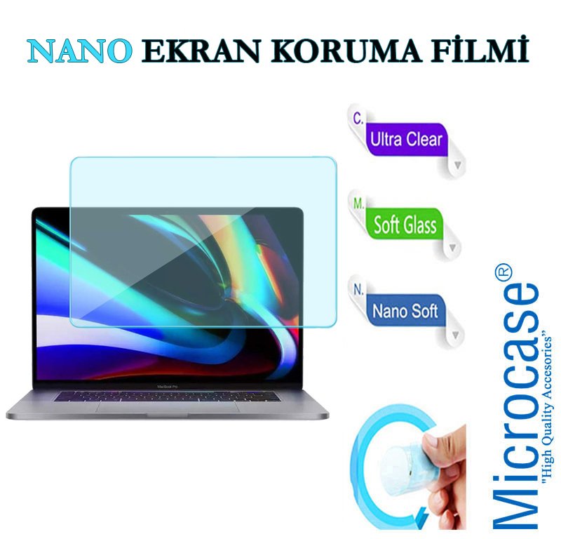 Microcase Macbook Pro 16 A2141 A2142 Nano Esnek Ekran Koruma Filmi