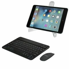 Microcase Apple iPad Pro 11  2024   Tablet için  Tablet Çanta + Bluetooth Klavye + Mouse + Tablet Standı - AL8112