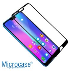 Huawei Honor 10 Tam Kaplayan Çerçeveli Tempered Ekran Koruyucu-Sİ