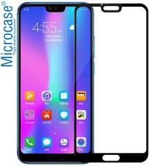 Huawei Honor 10 Tam Kaplayan Çerçeveli Tempered Ekran Koruyucu-Sİ
