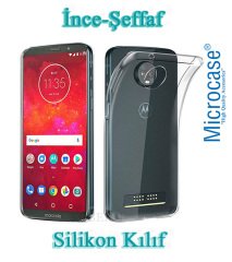 Microcase Motorola Moto Z3 Play İnce 0.2 mm Soft Silikon Kılıf+CA