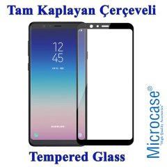 Microcase Samsung Galaxy A9 Star Tam Kaplayan Çerçeveli Cam