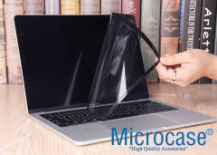 Microcase Macbook Pro 16 A2141 A2142 Frame Tam Kaplayan Ekran Koruyucu - Siyah