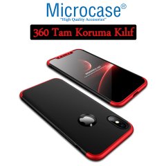 Microcase iPhone X - XS Tam Koruma 360 Derece Kılıf + NANO